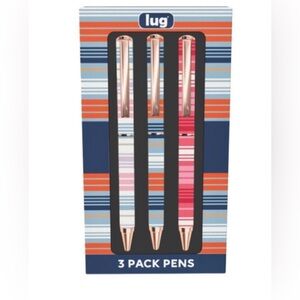 LUG PENS 3PK LOVE STRIPE